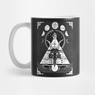 Baphomet on Black Mug